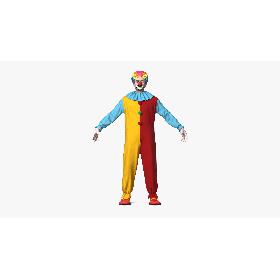 Circus Clown Costume 3D